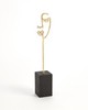 Global Views Scribble Sculpture Mother Polished Brass