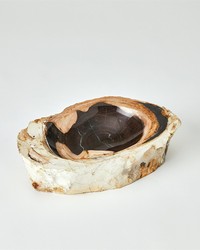 Petrified Bowl Beige Black by   