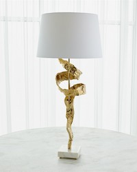 Twist Lamp Brass by   