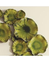 Free Formed Lily Plate Green by   
