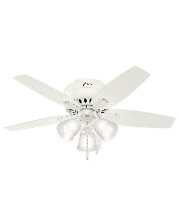Newsome Low Profile With 3light Kit 42in Fresh White Fan by   