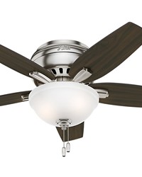 Newsome Brushed Nickel Ceiling Fan 42 Inch by   