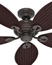 Bayview Provencal Gold Outdoor Ceiling Fan Damp by   