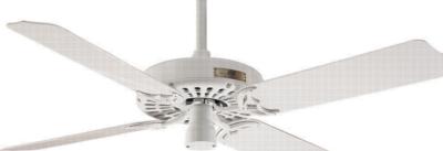 Hunter Fan Co Outdoor Original 52 in Ceiling Fan White Damp in New Fall 2013 23845 White 