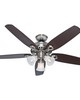 Hunter Fan Co Builder Plus 52inch Brushed Nickel