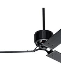 Hfc72 Industrial Ceiling Fan Matte Black Damp by   