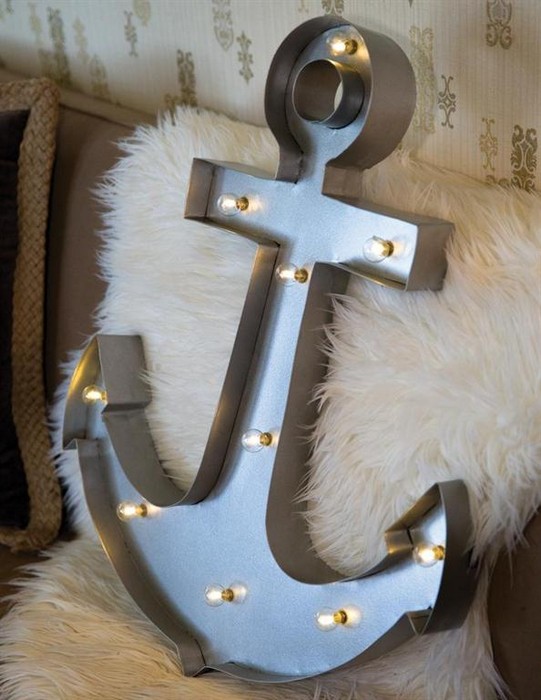 Anchor Lighted Wall Decor Accessories