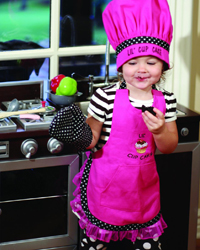 Lil Cupcake Apron 3pc Set by   