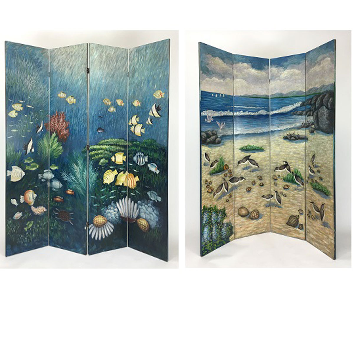 Double Sided Sea Beach Room Divider Accessories