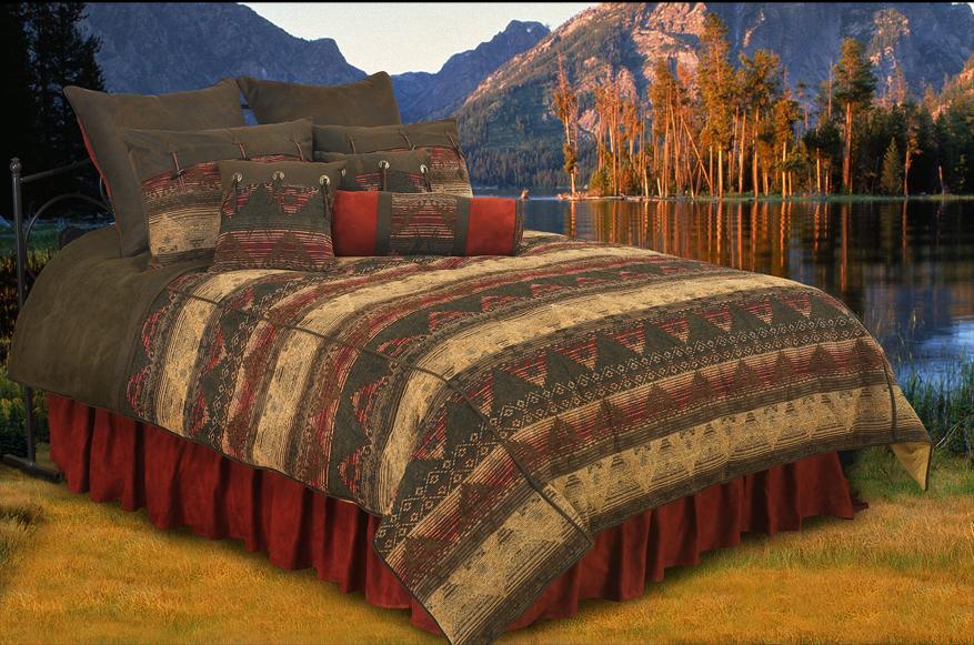Luxury Chenille Suede Sierra Comforter Set 7PC Super King Bedding
