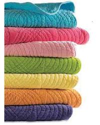 Full/Queen Cotton Velvet Quilt Turquoise by   