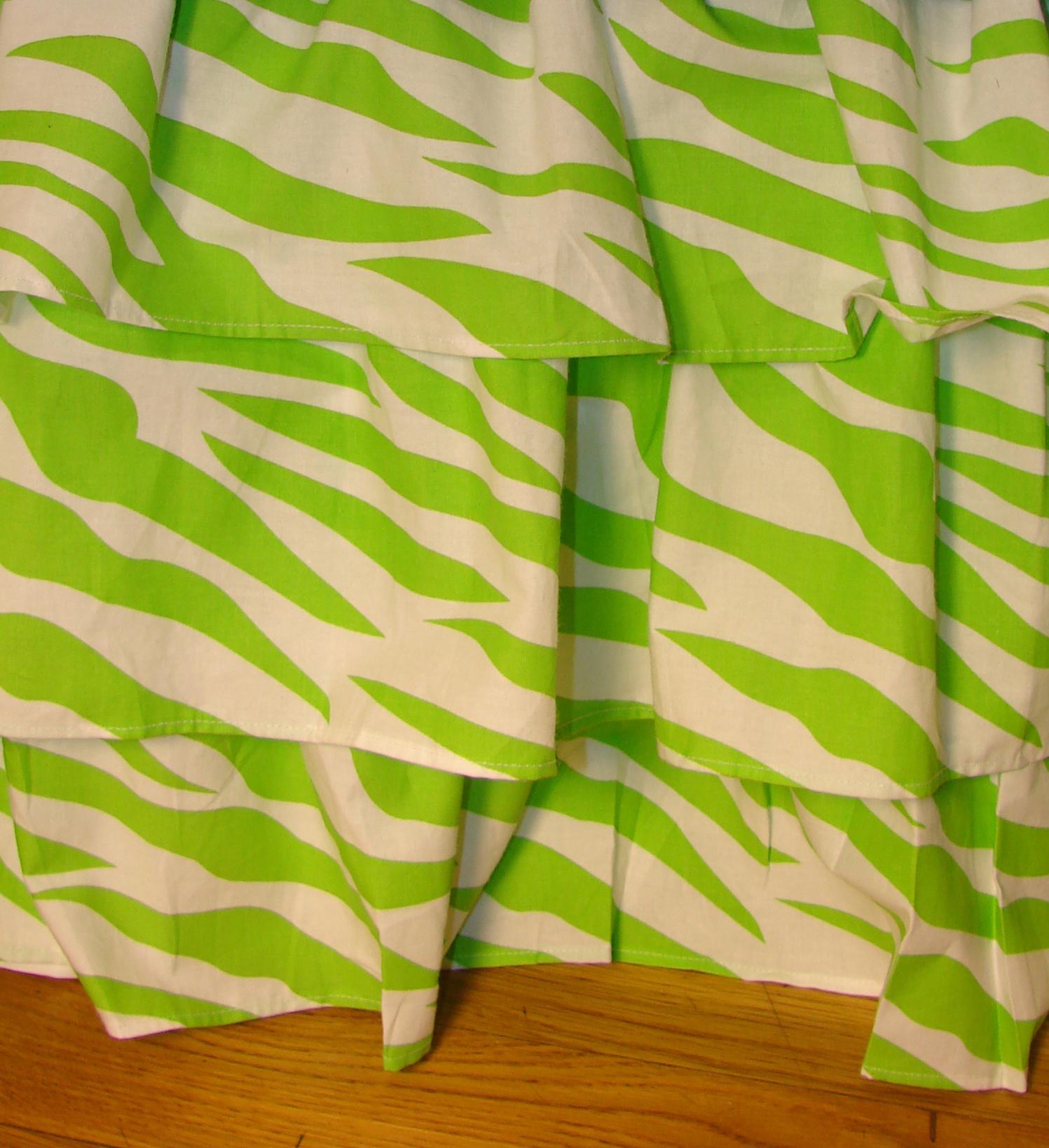 lime green bedskirts