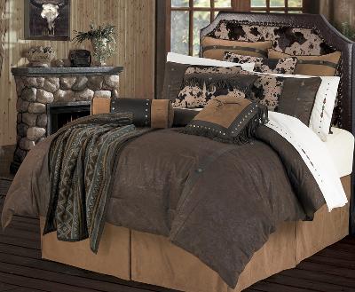 homemax imports,caldwell collection,western bedding,cabin bedding,rustic bedding,designer bedding,discount bedding,comforter sets,luxury bedding,bedding,cheap bedding,bedding sets,bed linens,bedding collections,cow bedding,steer bedding,cow hide bedding Caldwell Comforter Set - Super King