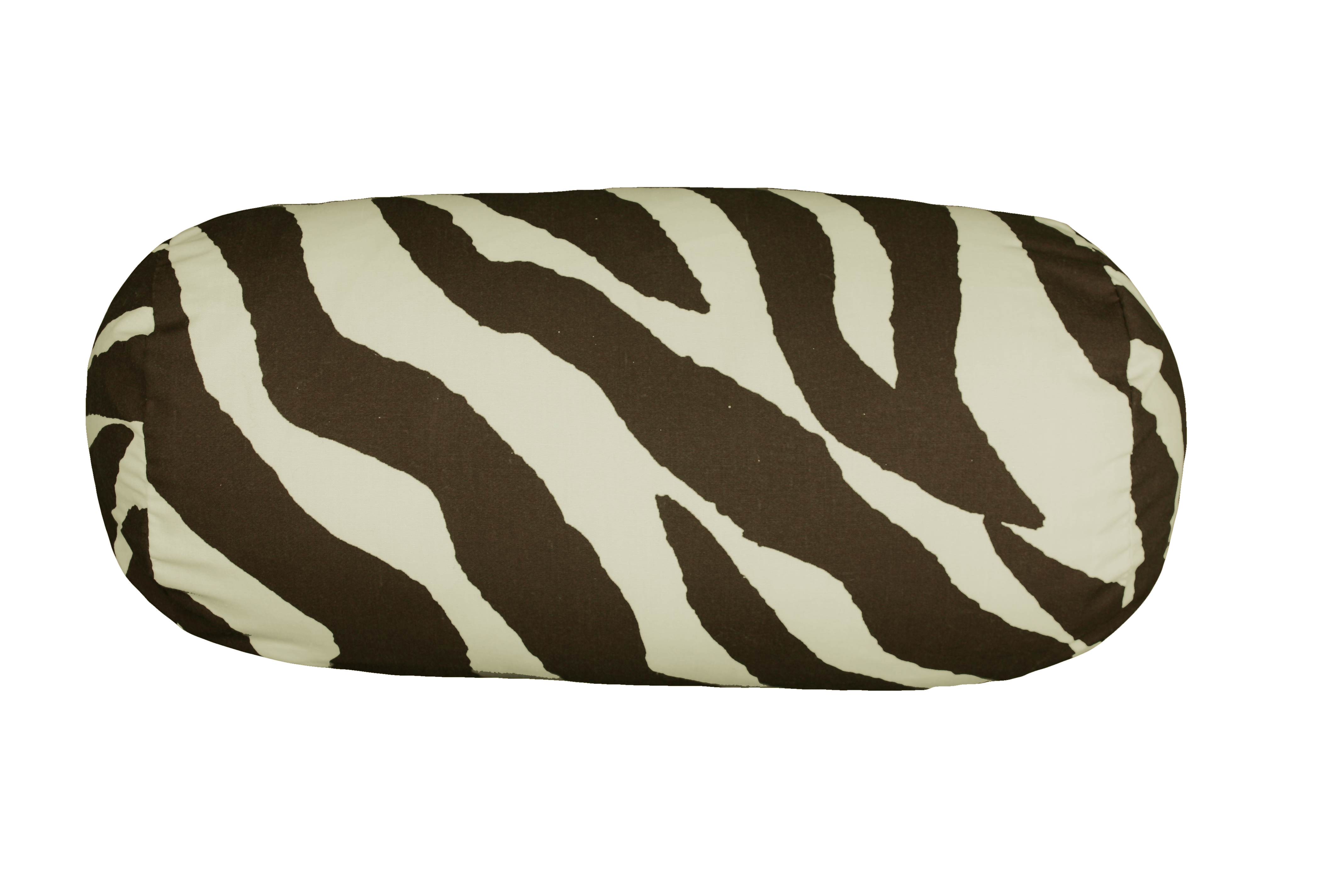 Brown Zebra Neckroll Pillow Bedding