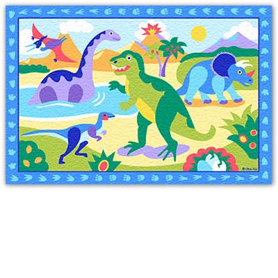  Dinosaurland Printed Rug