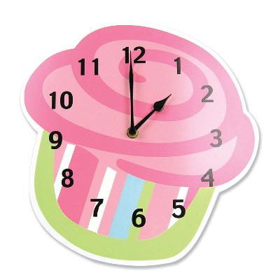 clock,clocks,wall clock,wall clocks,kids clocks,kids wall clocks,cup cake,cup cake decor,108156,trend lab,Cupcake Wall Clock,156118