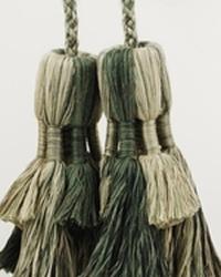 Double Tassel Tieback Spearmint Mixed by   