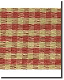 Gingham Checks Burgundy Gold by   