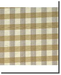Gingham Checks Gold Cream by   