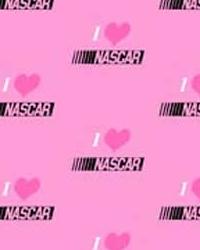 Foust Textiles Inc NASCAR Pink Flannel Fabric