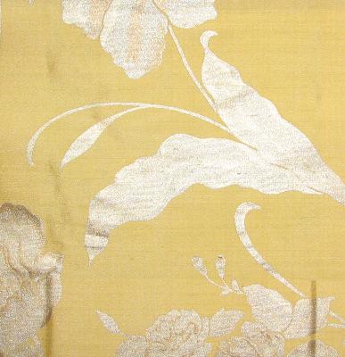 Bisio Butterscotch in Beacon Hill - Bisio - Piccolo - Trophy Yellow Multipurpose Dupioni  Blend Medium Print Floral  Large Print Floral  Dupioni Silk  Floral Silk   Fabric