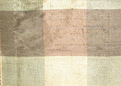 Nikko Mocha in Mohini - Nikko Brown Silk Plaid and Tartan Plaid and Check Silk   Fabric