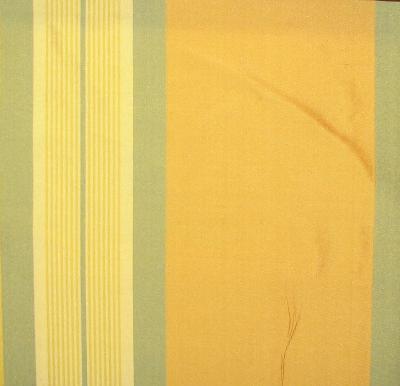 Phantom Melon in Plisse - Jongg - Phantom Orange Silk Striped Silk  Wide Striped   Fabric