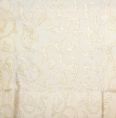 Piccolo Ecru in Beacon Hill - Bisio - Piccolo - Trophy Beige Multipurpose Dupioni  Blend Scrolling Vines  Dupioni Silk  Floral Silk   Fabric