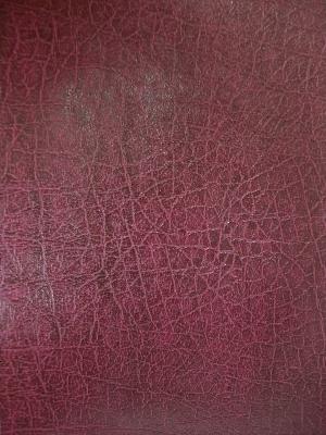 Classico Burgundy in Classico Collection Red Upholstery Solid Red  Discount Vinyls Leather Look Vinyl  Fabric