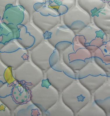 Quilted Clouds Vinyl in Quilted Multi Cute Prints  Discount Vinyls  Fabric
