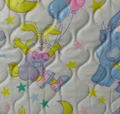 Quilted Clowns Vinyl in Quilted Multi Cute Prints  Discount Vinyls  Fabric