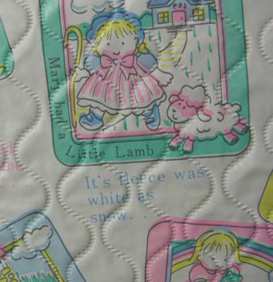 Quilted Rhymes Vinyl in Quilted Multi Cute Prints  Discount Vinyls  Fabric