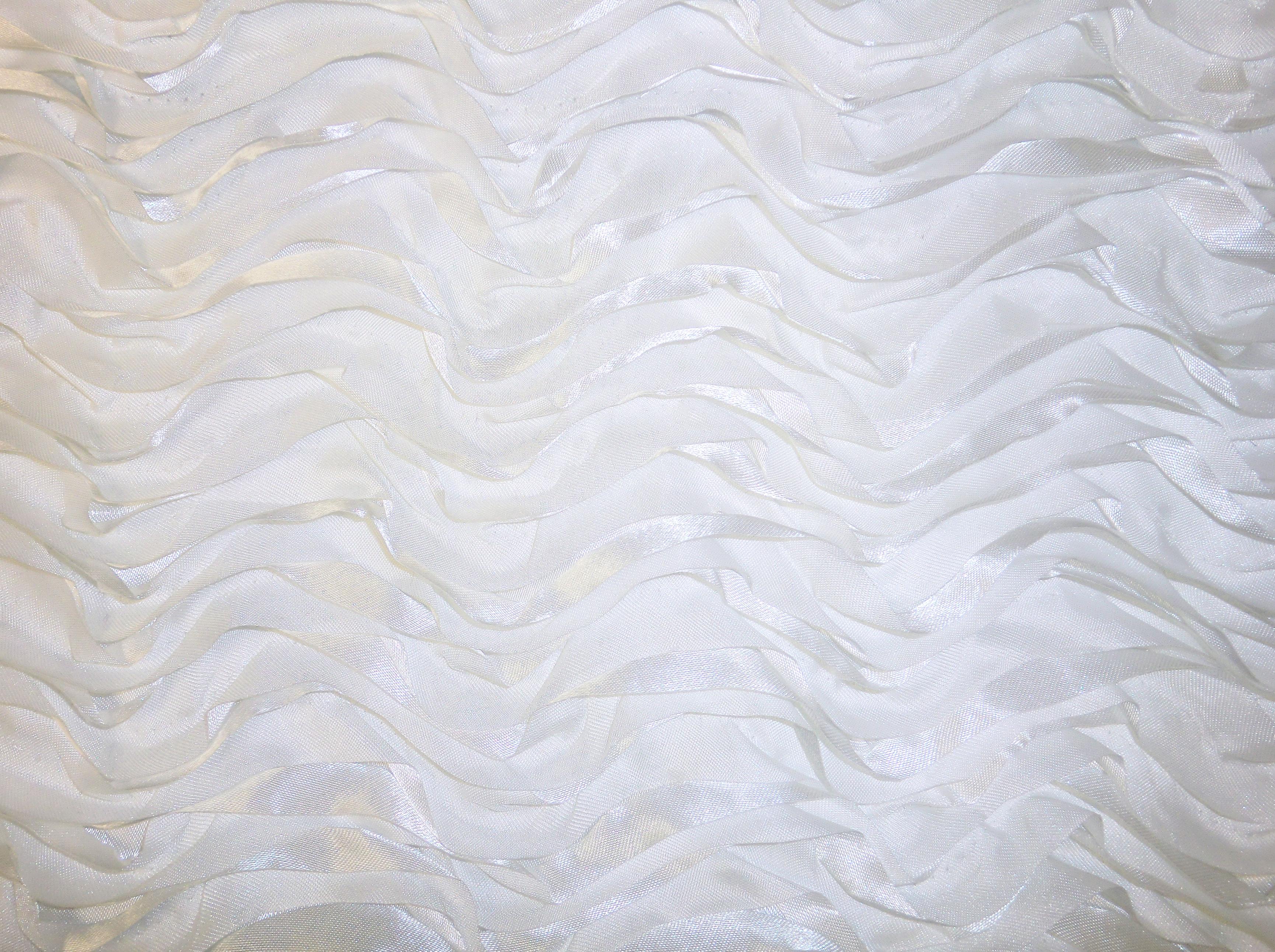 Unique Quality Fabric Mackenzie White Fabric