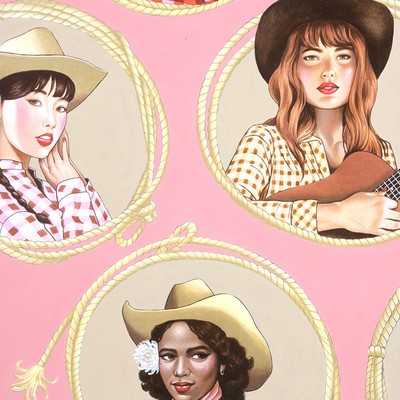 Alexander Henry Country Girl Pink 9039c 2023 Craft-Quilting 