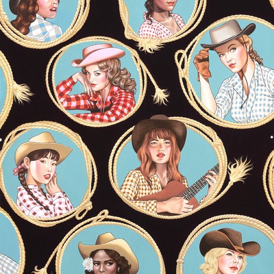 Alexander Henry Country Girl Plum 9039a 2023 Craft-Quilting 