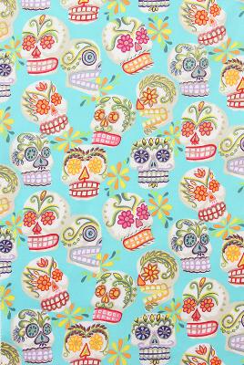 day of the dead,day of the dead fabric,mexican fabric,mexican quilting fabric,mexican craft fabric,day of the dead quilting fabric,mexican day of the dead,skulls,skull fabric,mexican skull fabric,folk fabric,folklorico fabric,fiesta fabric,mexican fiesta fabric,alexander henry,alexander henry fabric,G6428C,138765,Calaveras-Glitter Turquoise