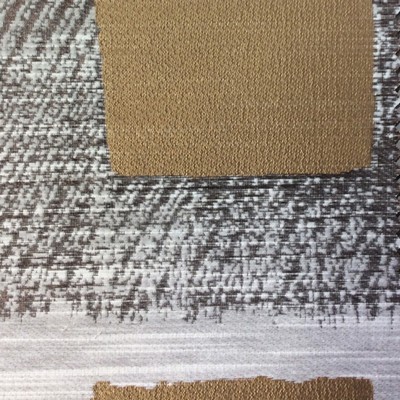 American Silk Mills Block Party Bronze in 2021 adds Gold Multipurpose Cotton  Blend Squares  Geometric   Fabric