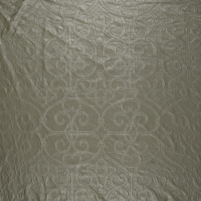 American Silk Mills Tremont Silver in bargains 2021 Silver Cotton Patterned Velvet   Fabric