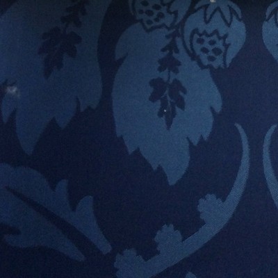 American Silk Mills Valentina Prussian in 2021 adds Blue Silk Silk Damask  Classic Damask  Floral Silk   Fabric