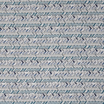 Bella Dura Home Arizona Peacock in cut program 2022 Blue Multipurpose Bella-Dura  Blend High Performance Stripes and Plaids Outdoor  Striped   Fabric