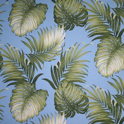 Big Kahuna Oasis Slate in spring 2015 Blue Drapery-Upholstery Cotton Tropical   Fabric