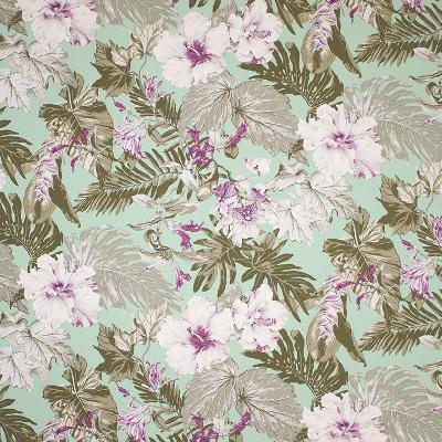 Big Kahuna Tropical Garden Sage in spring 2015 Green Drapery-Upholstery Cotton Tropical   Fabric