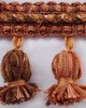 Brimar Trim 2 1/2 in Chenille Tassel Fringe CBR