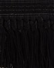 Brimar Trim 3 3/4 in Knotted Blanket Fringe BK