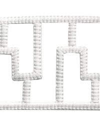 3in Open Applique Border ART100 WHT by  G P  and J  Baker 