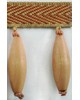 Brimar Trim 3 in Wood Bead Fringe TGL