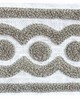 Brimar Trim 3.75in Linen Boucle Emroidered Tape CHA