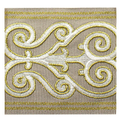 Brimar Trim Ferrara 3 3/4 in Tape Gold