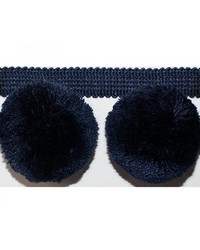 Fluffy Puffy Pom Pom Navy by   