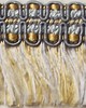 Brimar Trim 1 1/2 in Eyelash Fringe Metal Oxide